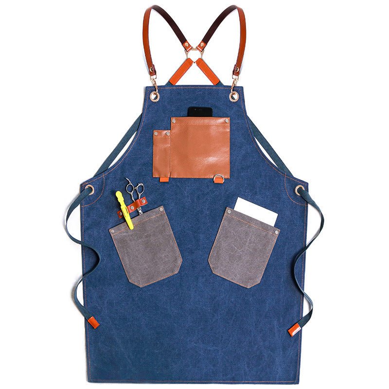 Gardening Baking Salon Denim Workwear Apron - Gardening Land