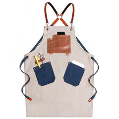 Gardening Baking Salon Denim Workwear Apron - Gardening Land