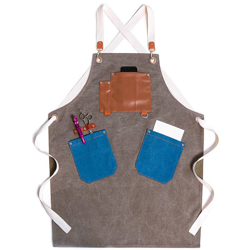 Gardening Baking Salon Denim Workwear Apron - Gardening Land