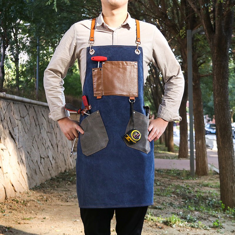 Gardening Baking Salon Denim Workwear Apron - Gardening Land