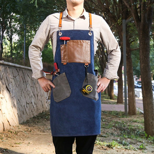 Gardening Baking Salon Denim Workwear Apron - Gardening Land