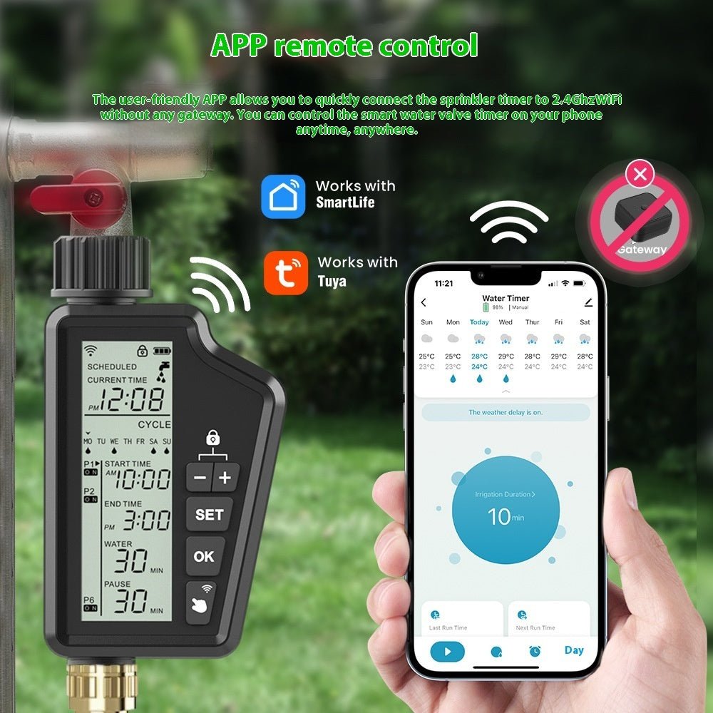 Graffiti Smart WiFi Garden Watering Device Garden Potted Plant - Gardening Land