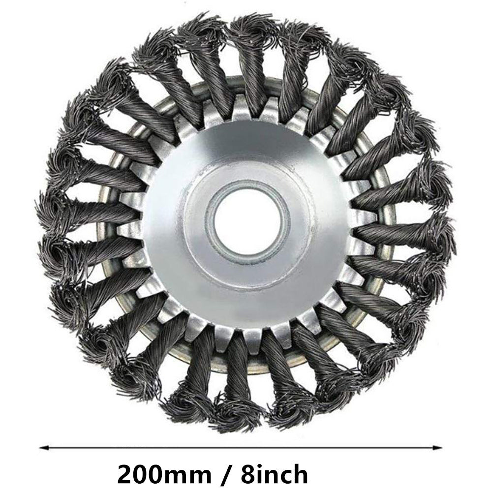 Grass Trimmer Head Steel Wire Brush - Gardening Land