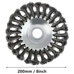 Grass Trimmer Head Steel Wire Brush - Gardening Land