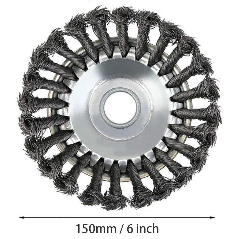 Grass Trimmer Head Steel Wire Brush - Gardening Land