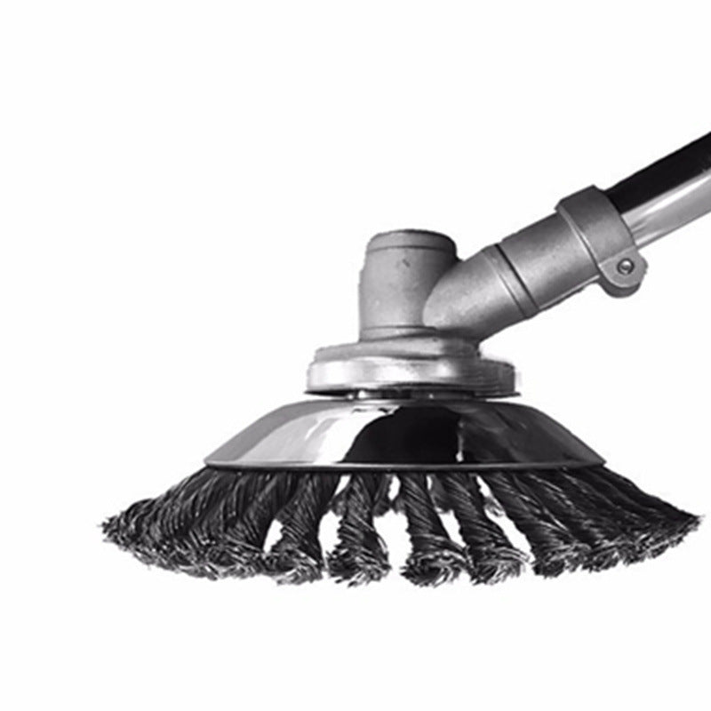 Grass Trimmer Head Steel Wire Brush - Gardening Land