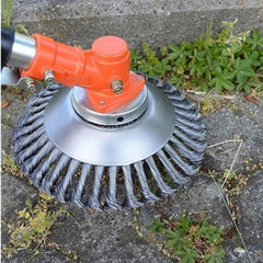 Grass Trimmer Head Steel Wire Brush - Gardening Land