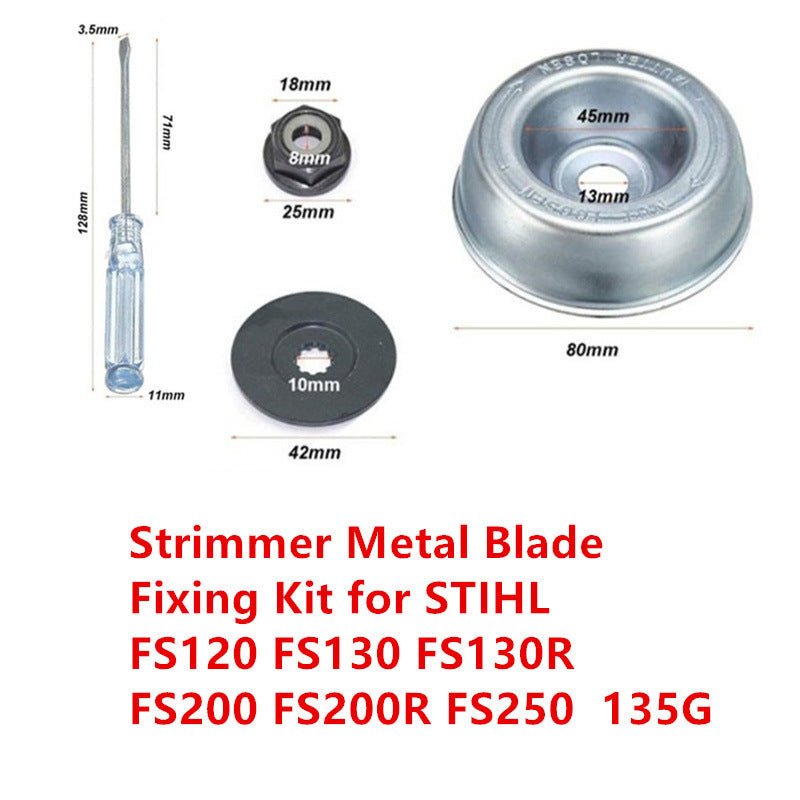 Grass Trimmer Head Steel Wire Brush - Gardening Land