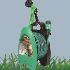 Home Car Wash Watering Portable Wall - mounted Garden Pipe Rack Combination Suit - Gardening Land