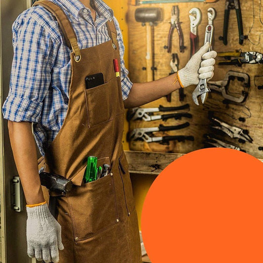 Home Kitchen Gardening Woodworking Canvas Apron - Gardening Land