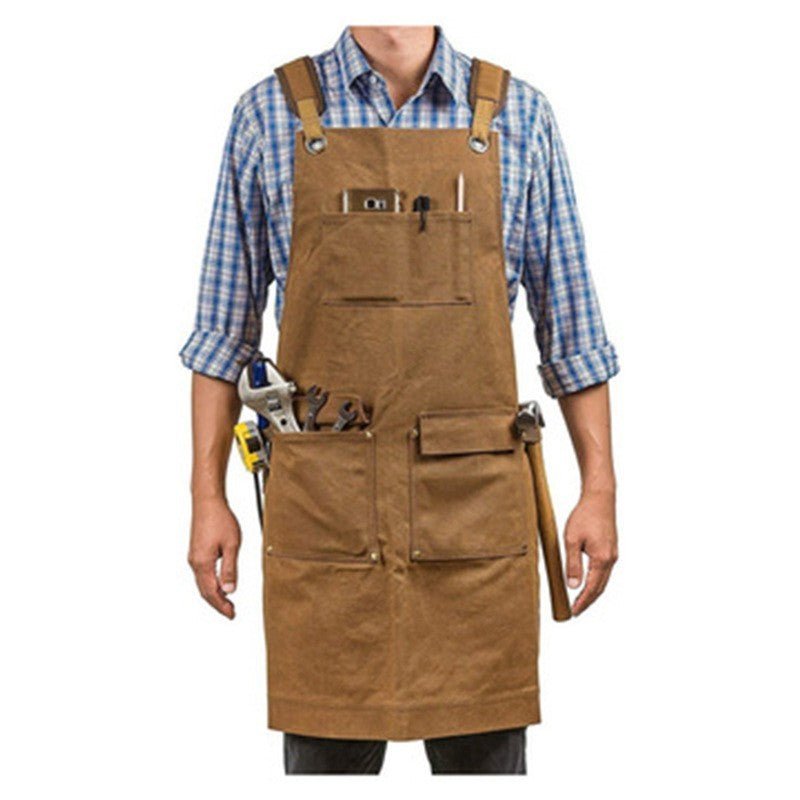 Home Kitchen Gardening Woodworking Canvas Apron - Gardening Land