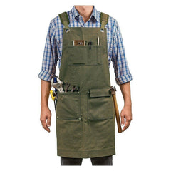 Home Kitchen Gardening Woodworking Canvas Apron - Gardening Land