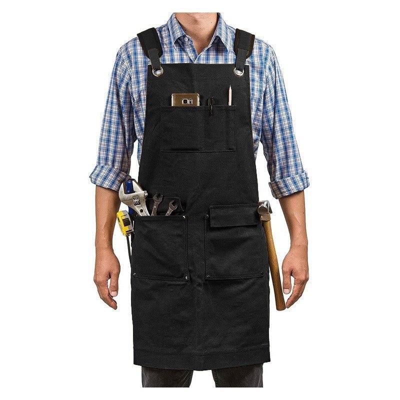 Home Kitchen Gardening Woodworking Canvas Apron - Gardening Land