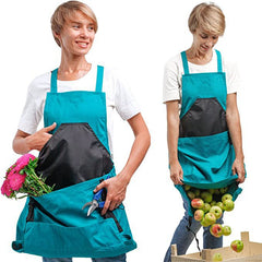 Large Pocket Gardening Fruit Storage Bag Multi - purpose Backpack Apron - Gardening Land