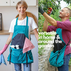 Large Pocket Gardening Fruit Storage Bag Multi - purpose Backpack Apron - Gardening Land
