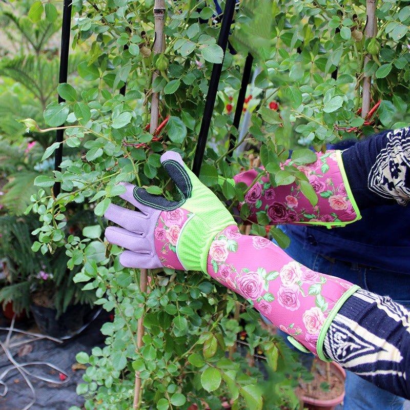 Long Tube Gardening Floral Stab - resistant Gloves - Gardening Land