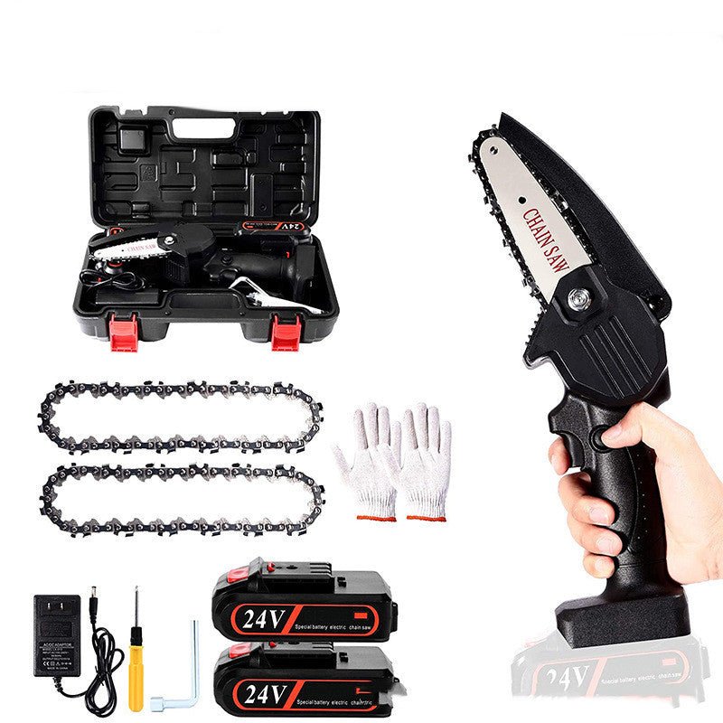 Mini Charging Wireless Handheld Chainsaw Woodworking - Gardening Land