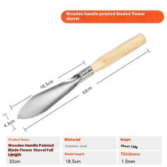 Multifunctional Gardening Flat Shovel Pointed Shovel Flower Planting Household Tools - Gardening Land