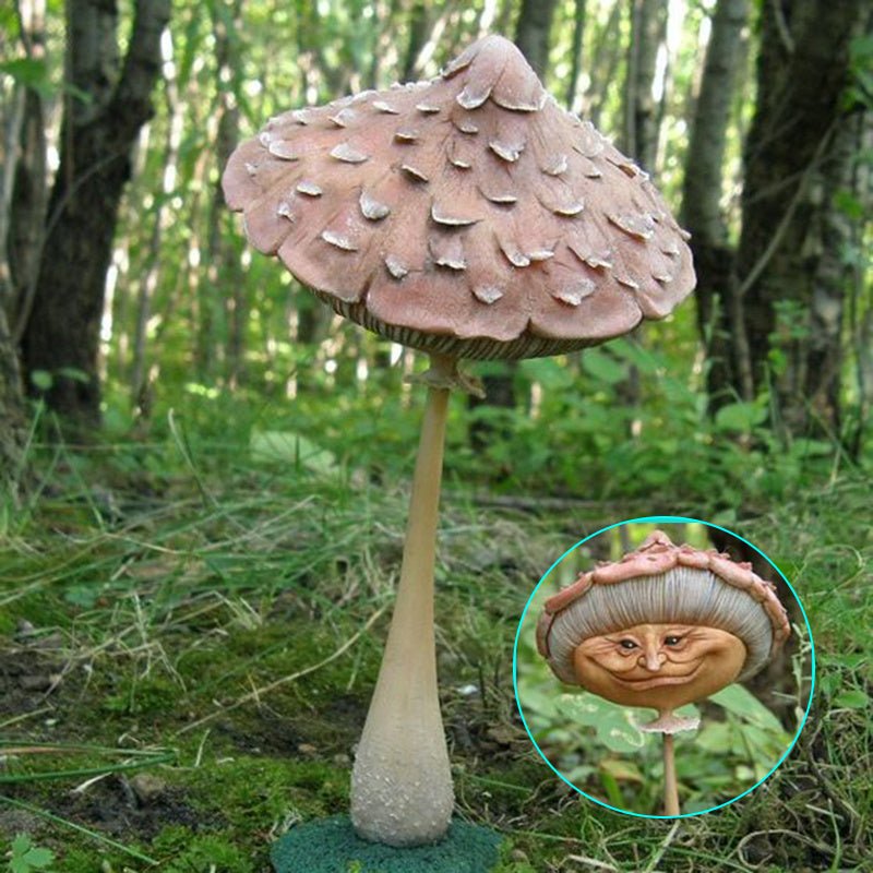 Mushroom Garden Decoration Resin Crafts - Gardening Land
