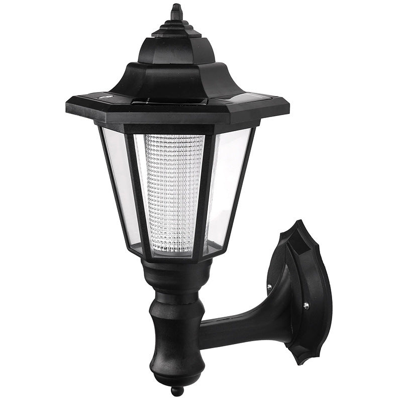 Outdoor solar hexagonal wall light, wall light, garden light - Gardening Land