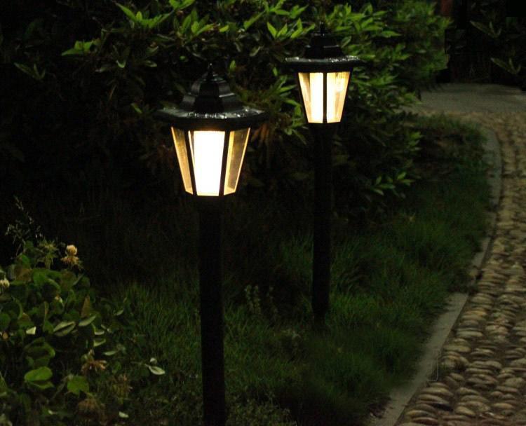 Outdoor solar hexagonal wall light, wall light, garden light - Gardening Land