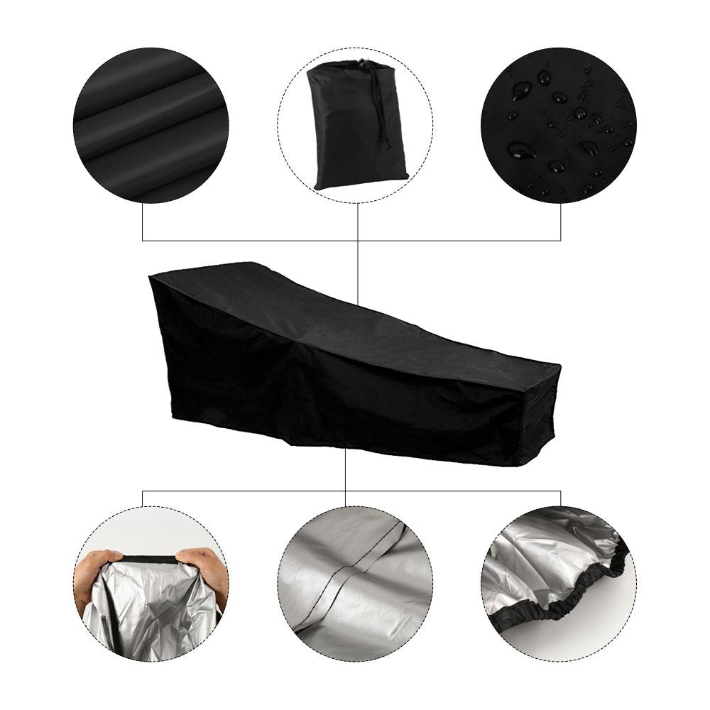Outdoor Sun Waterproof Recliner Cover Garden Furniture Dustproof Cover - Gardening Land