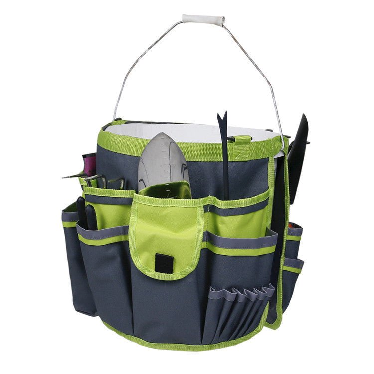 Oxford Cloth Bucket Organizer Storage Bag Garden Hand Tool Kits For Household Tote Pouch Planting Basket - Gardening Land