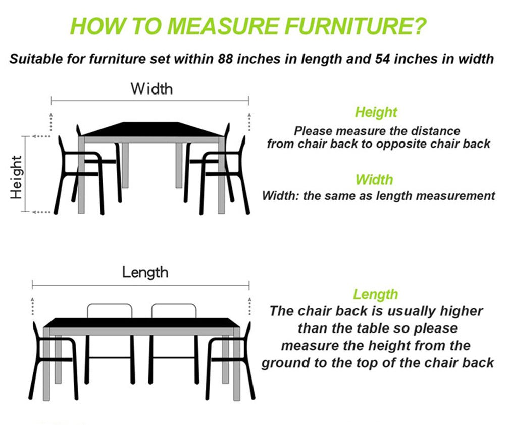 Patio Chair Table Cover Dust Proof Sofa Set Storage Bag Outdoor Garden Furniture Protector Waterproof Dustproof Organizer - Gardening Land