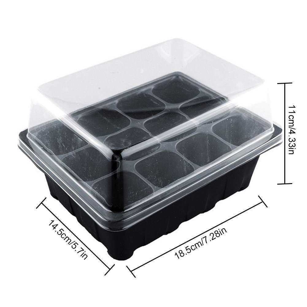 Plastic Nursery Pots Succulent Plant Seeds Germination Tray - Gardening Land