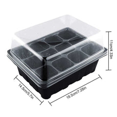 Plastic Nursery Pots Succulent Plant Seeds Germination Tray - Gardening Land