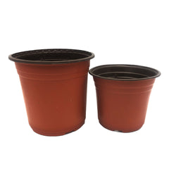 Plastic two - color nursery pots - Gardening Land