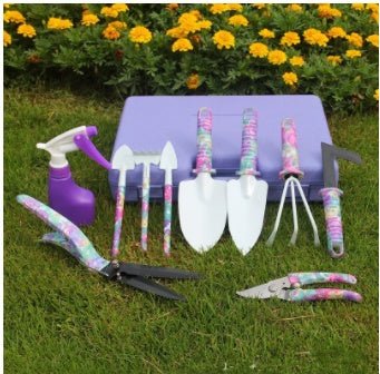 Printed 10 - Piece Set Of Affordable Garden Tools Set - Gardening Land