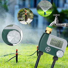 Programmable Digital Hose Faucet Timer Battery Operated Automatic Watering Sprinkler System Irrigation Controller - Gardening Land