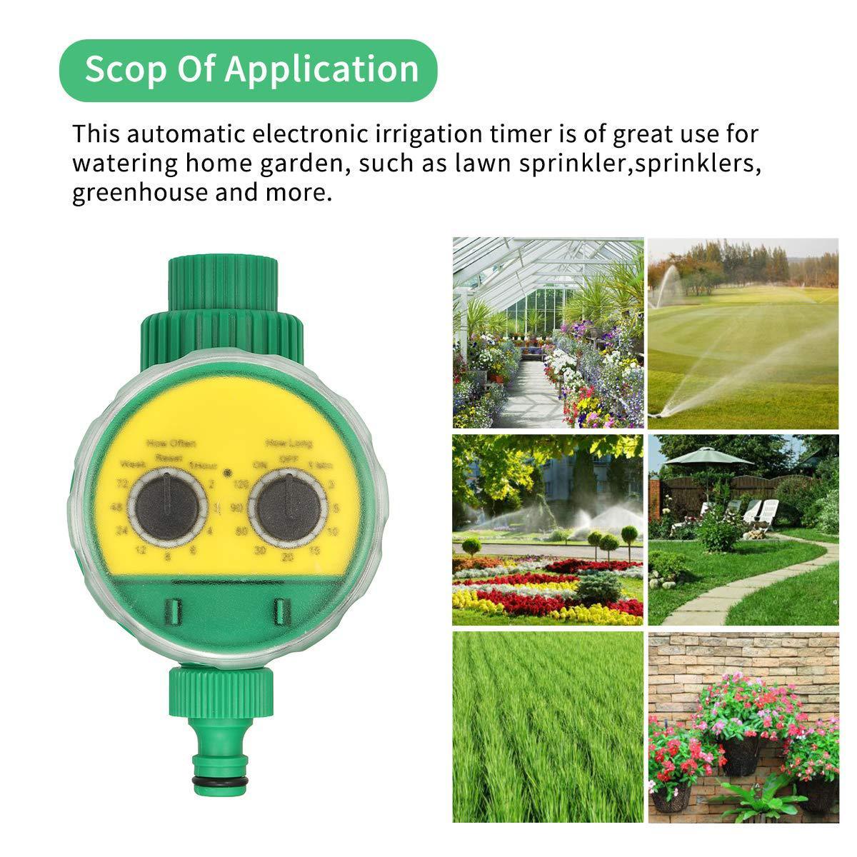 Programmable Garden Watering Timer LCD Display Automatic Irrigation Controller - Gardening Land