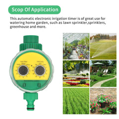 Programmable Garden Watering Timer LCD Display Automatic Irrigation Controller - Gardening Land