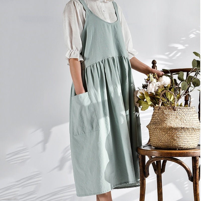 Pure Cotton Art Flower Arranger Working Gardening Apron - Gardening Land