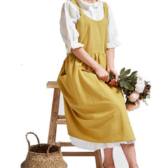 Pure Cotton Art Flower Arranger Working Gardening Apron - Gardening Land