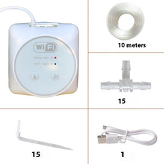 Remote WIFI Automatic Watering Device Drip Irrigation System Intelligent Spray - Gardening Land