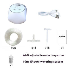 Remote WIFI Automatic Watering Device Drip Irrigation System Intelligent Spray - Gardening Land