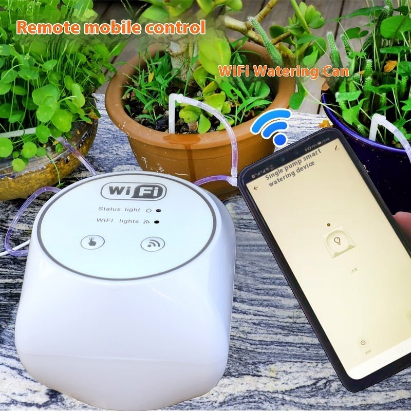 Remote WIFI Automatic Watering Device Drip Irrigation System Intelligent Spray - Gardening Land