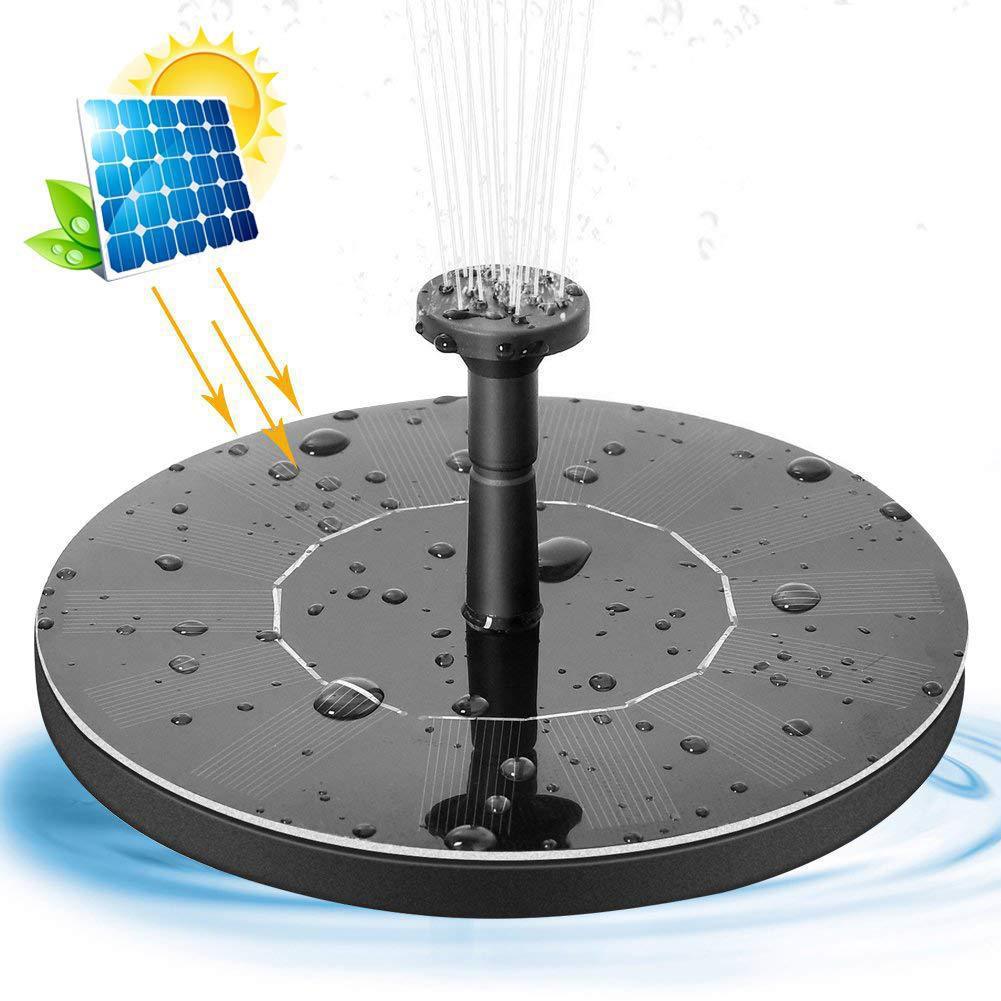 Solar Fountain Outdoor Garden Classic Round - Gardening Land