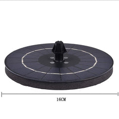 Solar Fountain Pump Fountain Light Round Floating Fountain Pump Color LED Light - Gardening Land