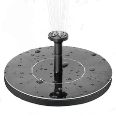 Solar Fountain Water Outdoor Garden Circular Floating Water Landscape - Gardening Land