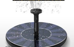 Solar Fountain Water Outdoor Garden Circular Floating Water Landscape - Gardening Land