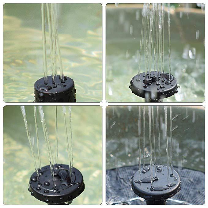 Solar Fountain Water Outdoor Garden Circular Floating Water Landscape - Gardening Land