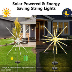 Solar Garden Light Courtyard Meteor Marquee - Gardening Land