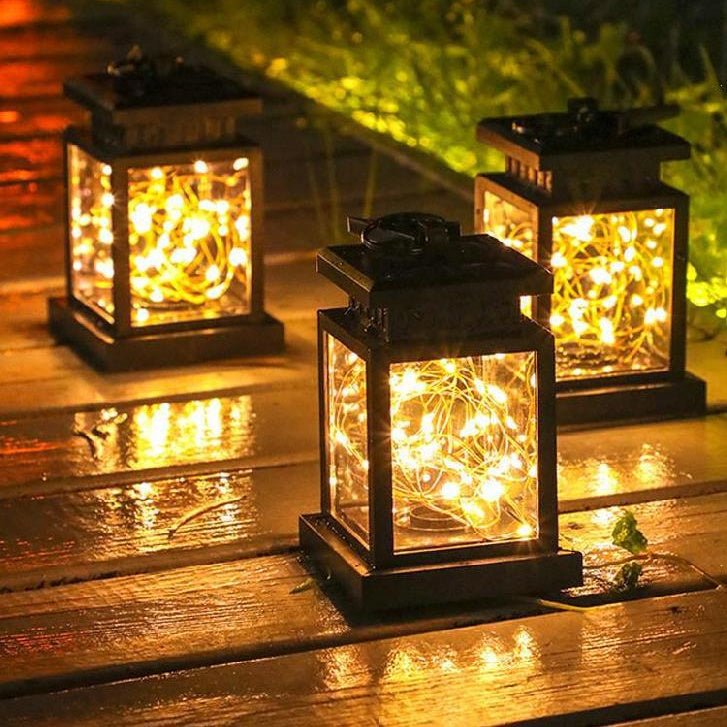 Solar Home Garden Light Outdoor Waterproof Hanging Light - Gardening Land
