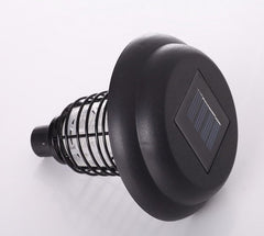 Solar Led Rechargeable Anti - Mosquito Lamp Electronic Fly Bug Zapper Insect Pest Uv Trap Outdoor Garden Lawn Lamp - Gardening Land