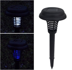 Solar Led Rechargeable Anti - Mosquito Lamp Electronic Fly Bug Zapper Insect Pest Uv Trap Outdoor Garden Lawn Lamp - Gardening Land
