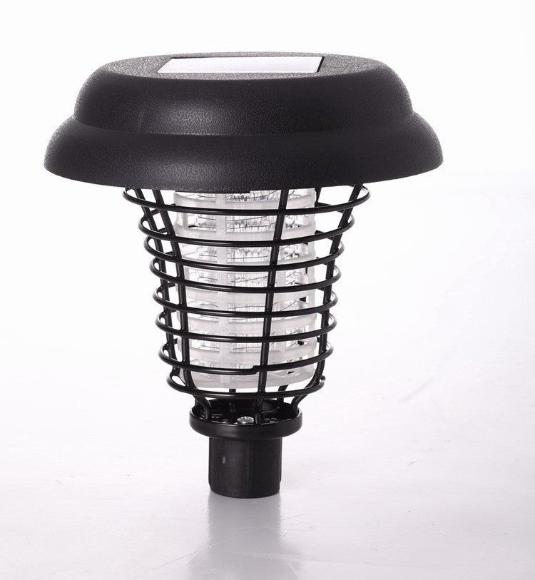 Solar Led Rechargeable Anti - Mosquito Lamp Electronic Fly Bug Zapper Insect Pest Uv Trap Outdoor Garden Lawn Lamp - Gardening Land